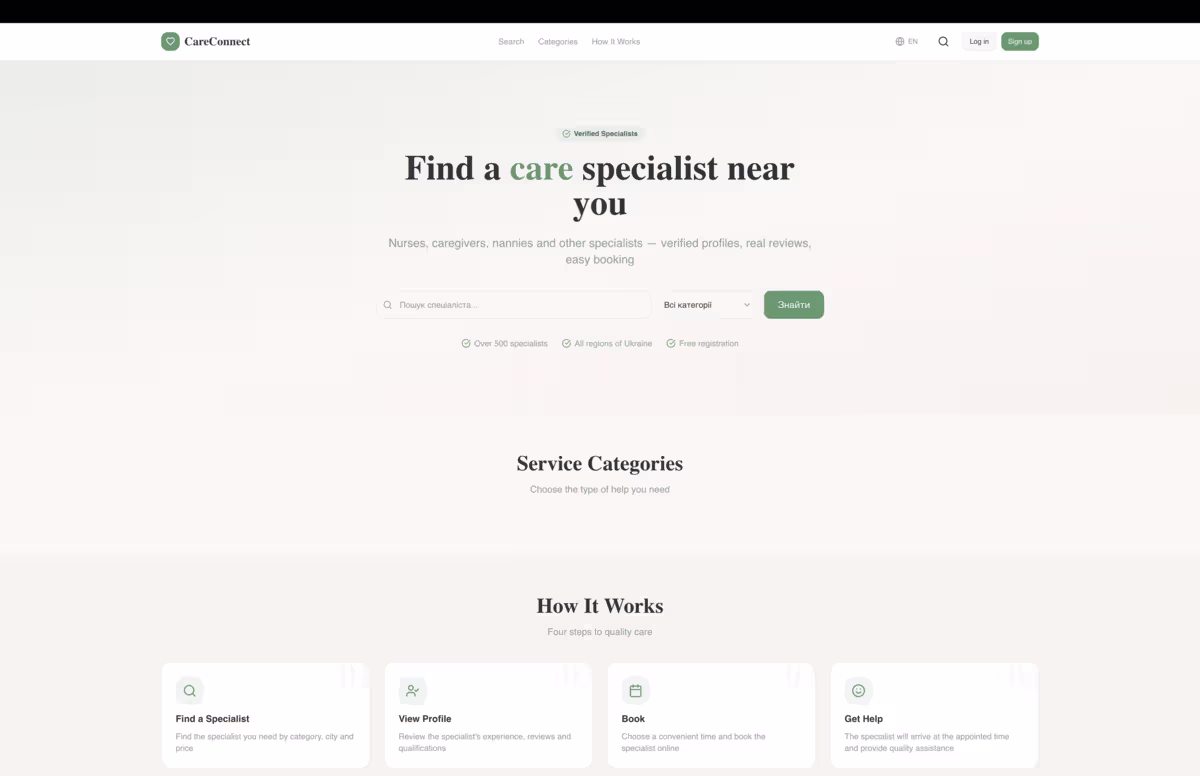 CareConnect Specialist Marketplace